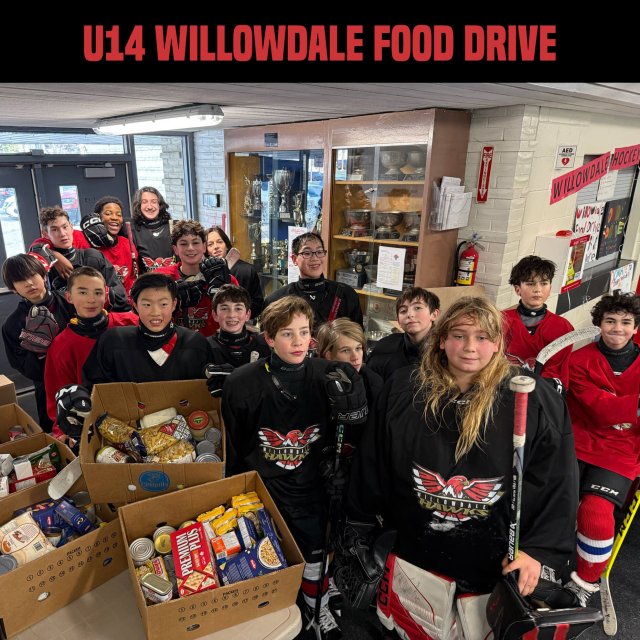 Willowdale U14 Food Drive